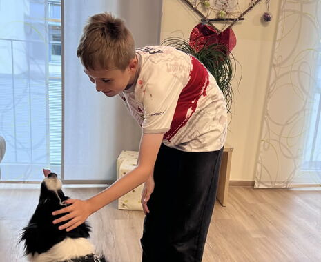Bennett mit Hund